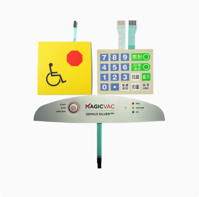 Гибкий мембранный переключатель из ПВХ