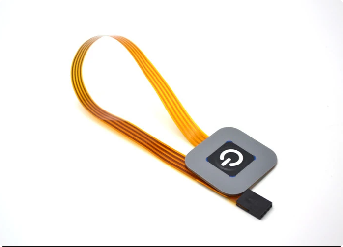 Тонкий мембранный переключатель с одной кнопкой